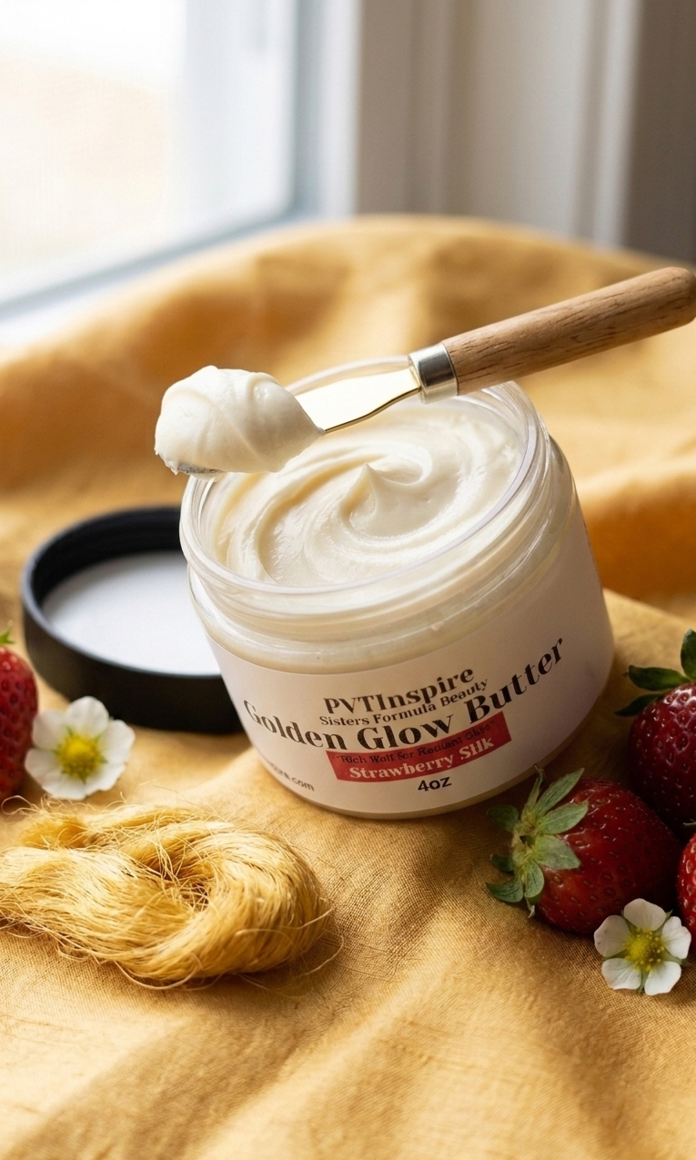 Golden Glow Butter-Strawberry Silk